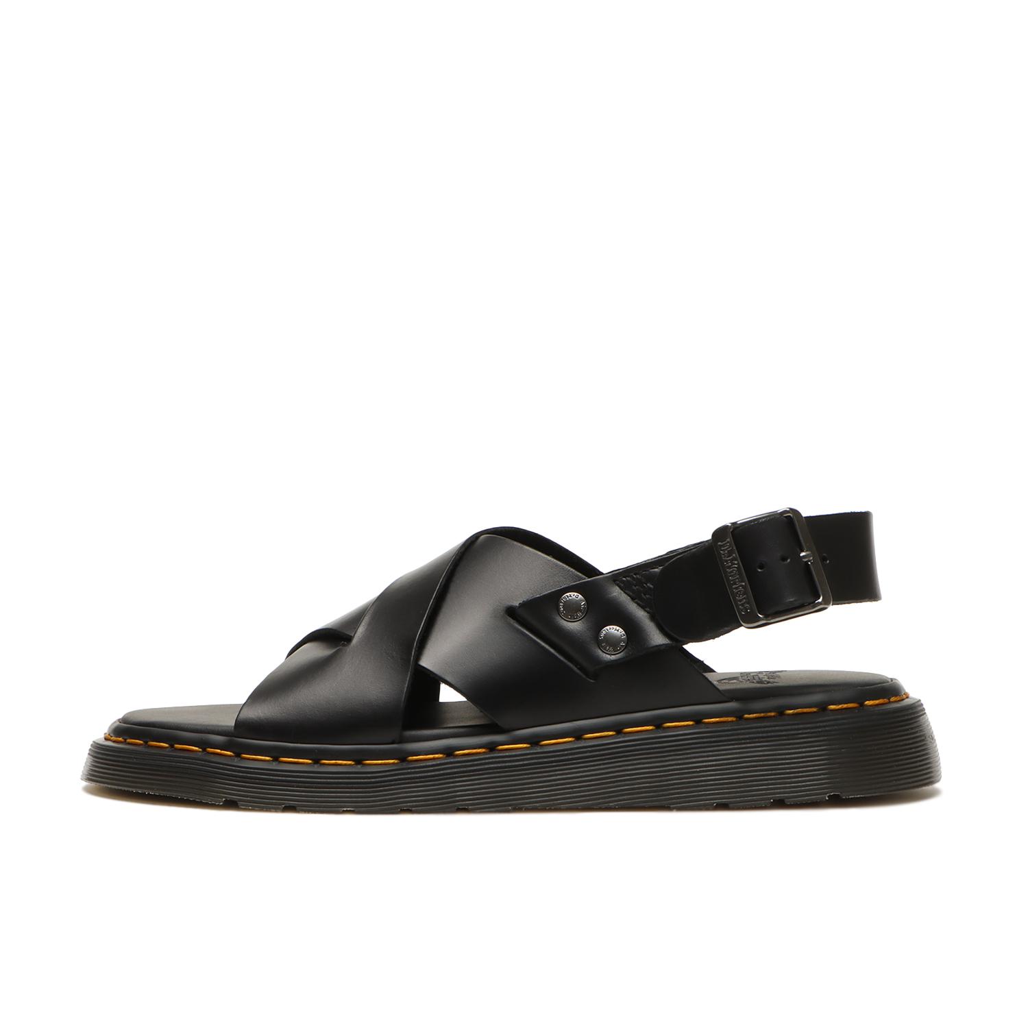 【Dr.Martens】AR ローグ レザーサンダル Maxxy Slide AR Rogue leather sandals in Brown | Dr. Martens
