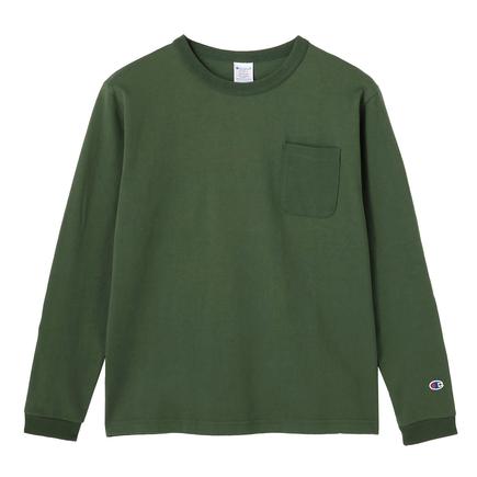CHAMPION T1011 ロングスリーブポケットティー