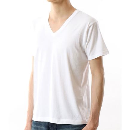 Hanes ヘインズ ジャパンフィット2パックVネックTシャツ