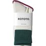  ROTOTO ROTOTO Organic Cotton Double Layer Crew Socks画像1