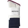  ROTOTO ROTOTO Organic Cotton Double Layer Crew Socks画像1