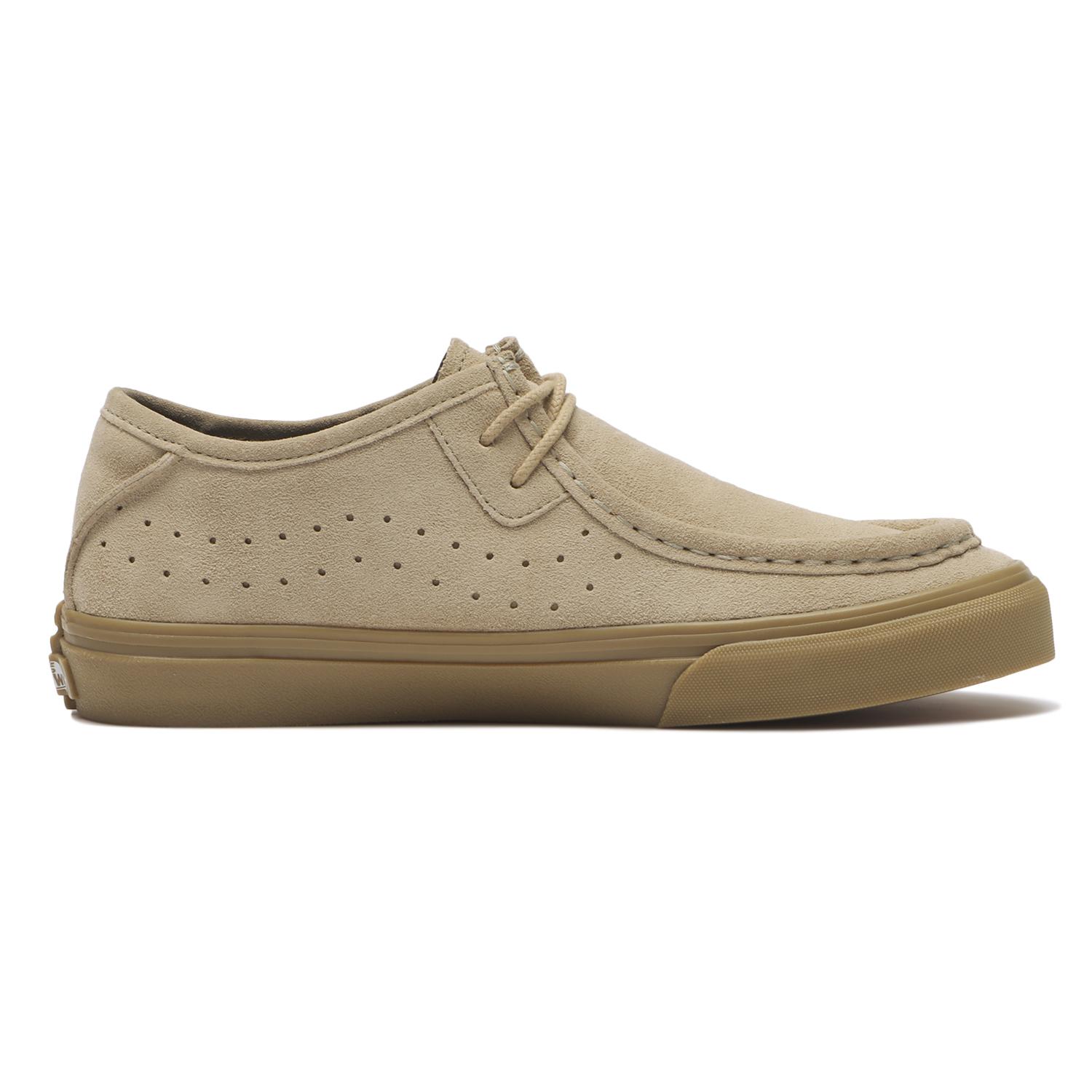 国内即発 大人気【VANZ】カーバー ロー レザー VANS】 ヴァンズ CARVER LO カーバーロー V398 SAND/GUM | ABC
