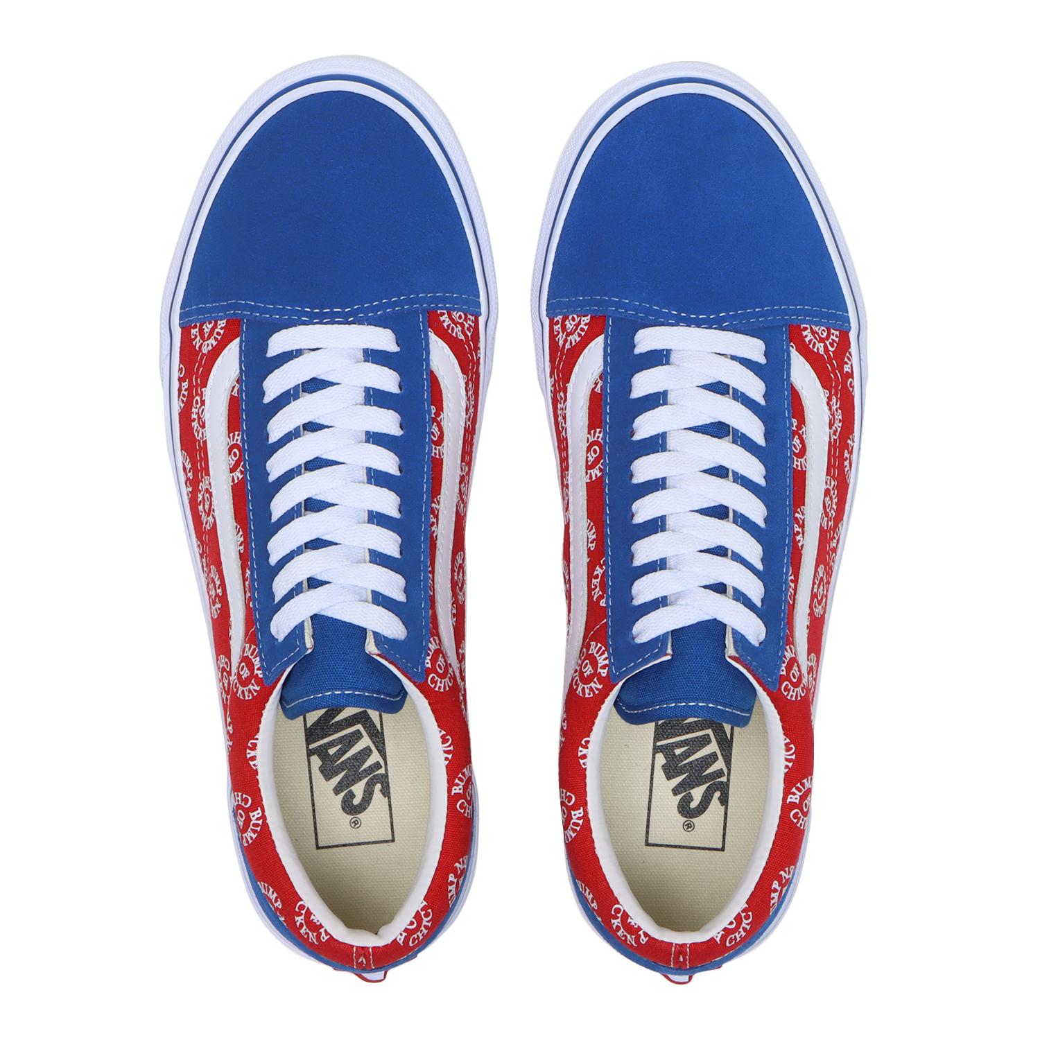 【新品28.0】VANS BUMP OF CHICKEN オールドスクール青赤 VANS｜BUMP OF CHICKEN 【VANS】 ヴァンズ OLD SKOOL オールド