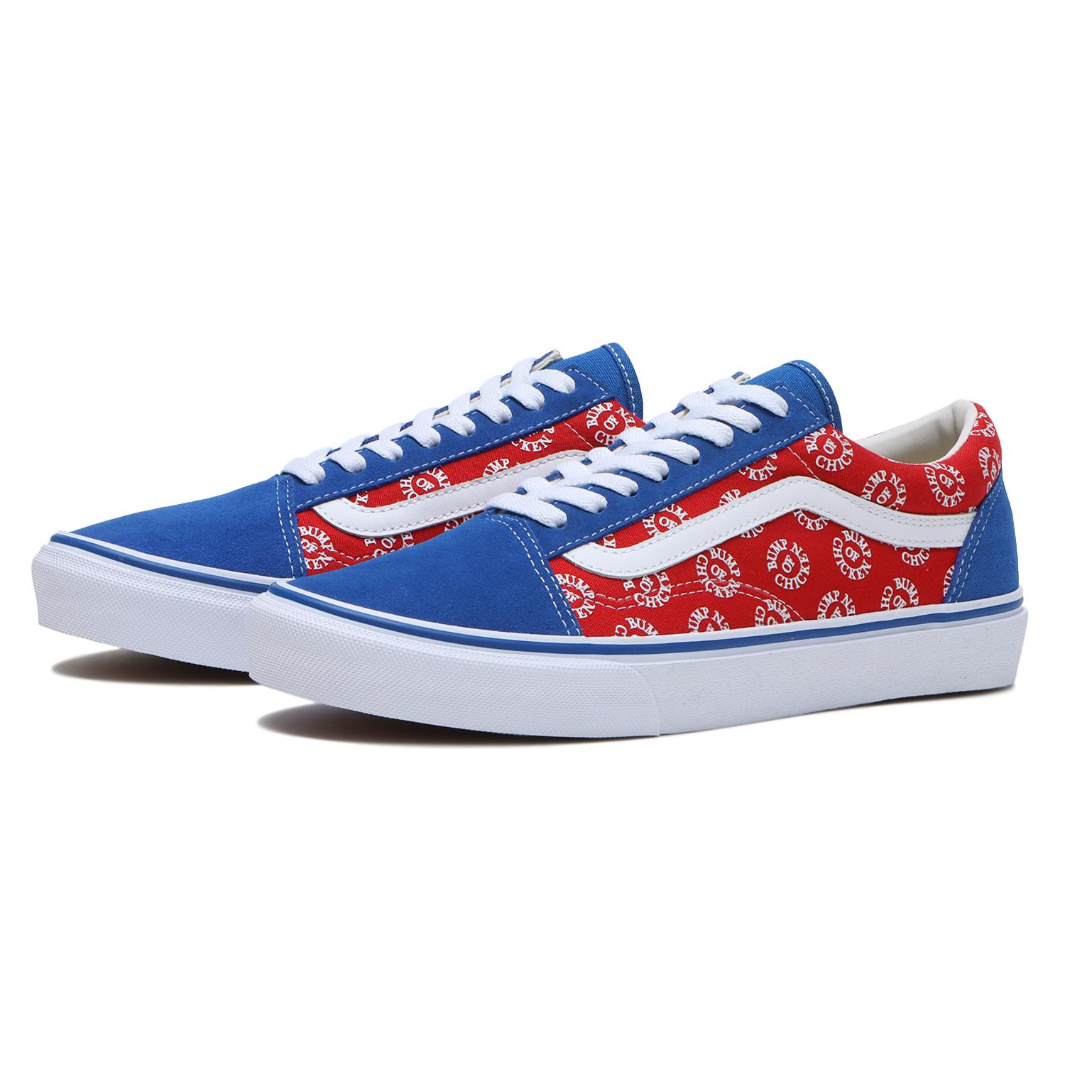 【新品28.0】VANS BUMP OF CHICKEN オールドスクール青赤 VANS｜BUMP OF CHICKEN 【VANS】 ヴァンズ OLD SKOOL オールド