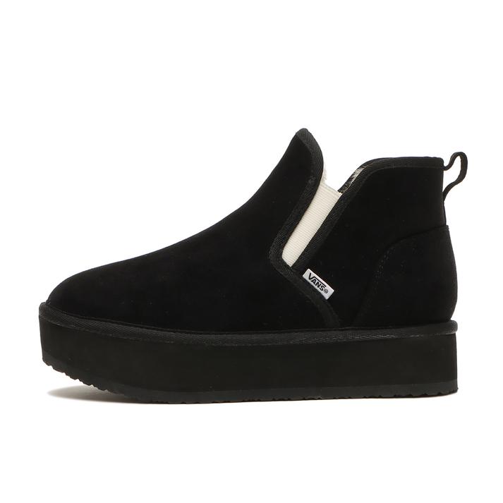 yz yVANSz @Y SLIP ON MID B Xb|~bh{A V8068 BLACK 4(22cm)