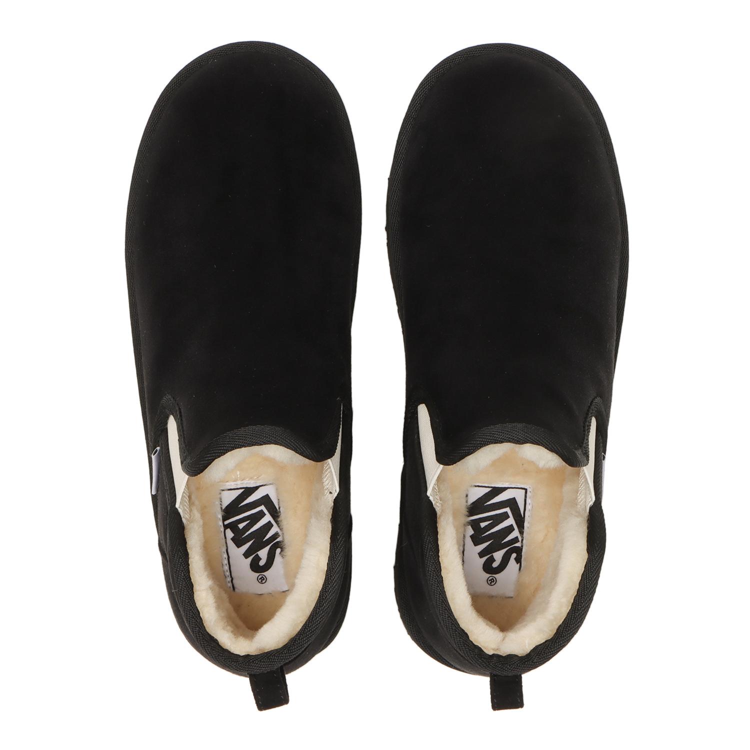 VANS】 ヴァンズ SLIP ON MID B スリッポンミッドボア V8068 BLACK