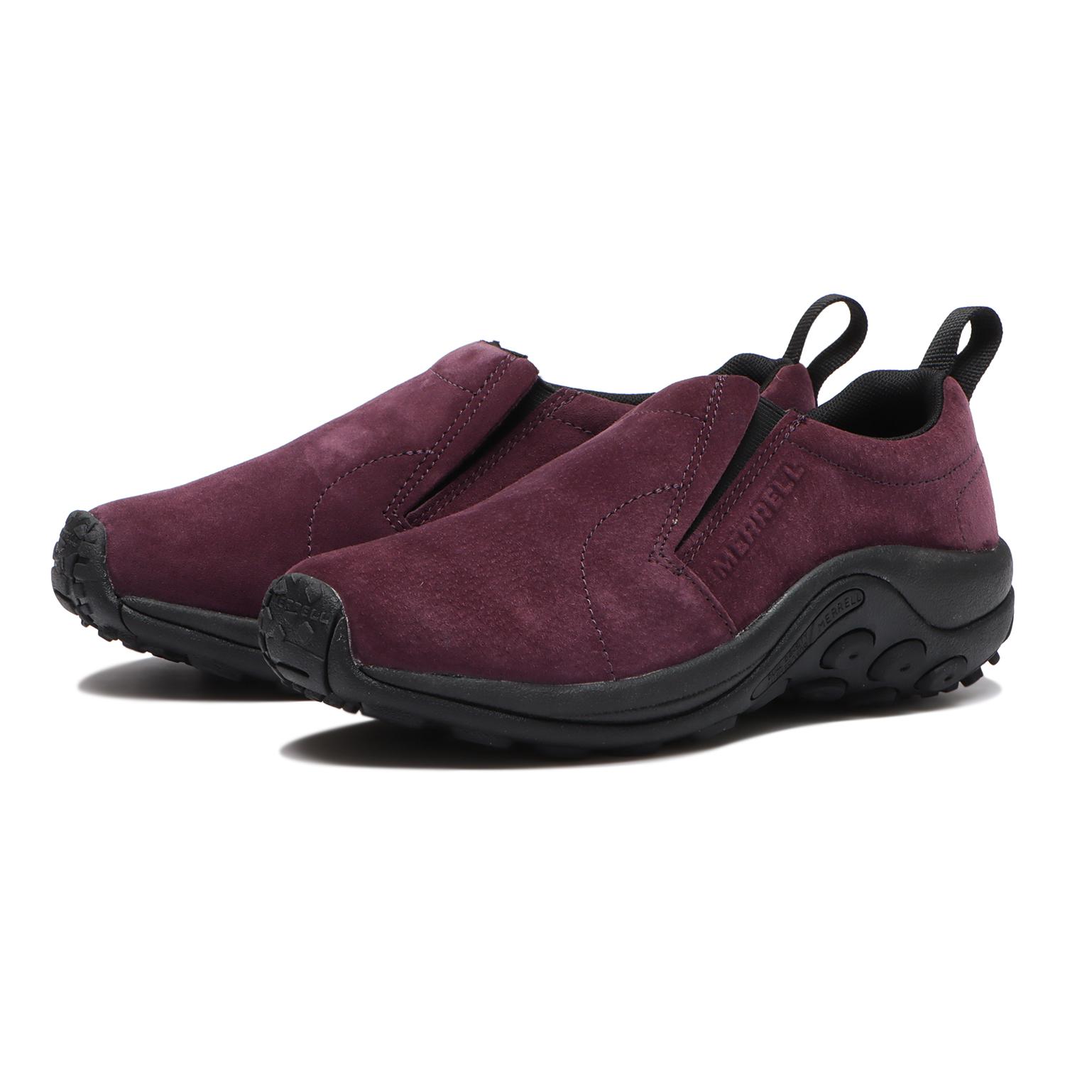 メレル　ジャングルモック　短時間一度のみ使用　バーガンディ　紫　美品です。 MERRELL】 メレル W'S JUNGLE MOC ジャングルモック J005026 BURGUNDY