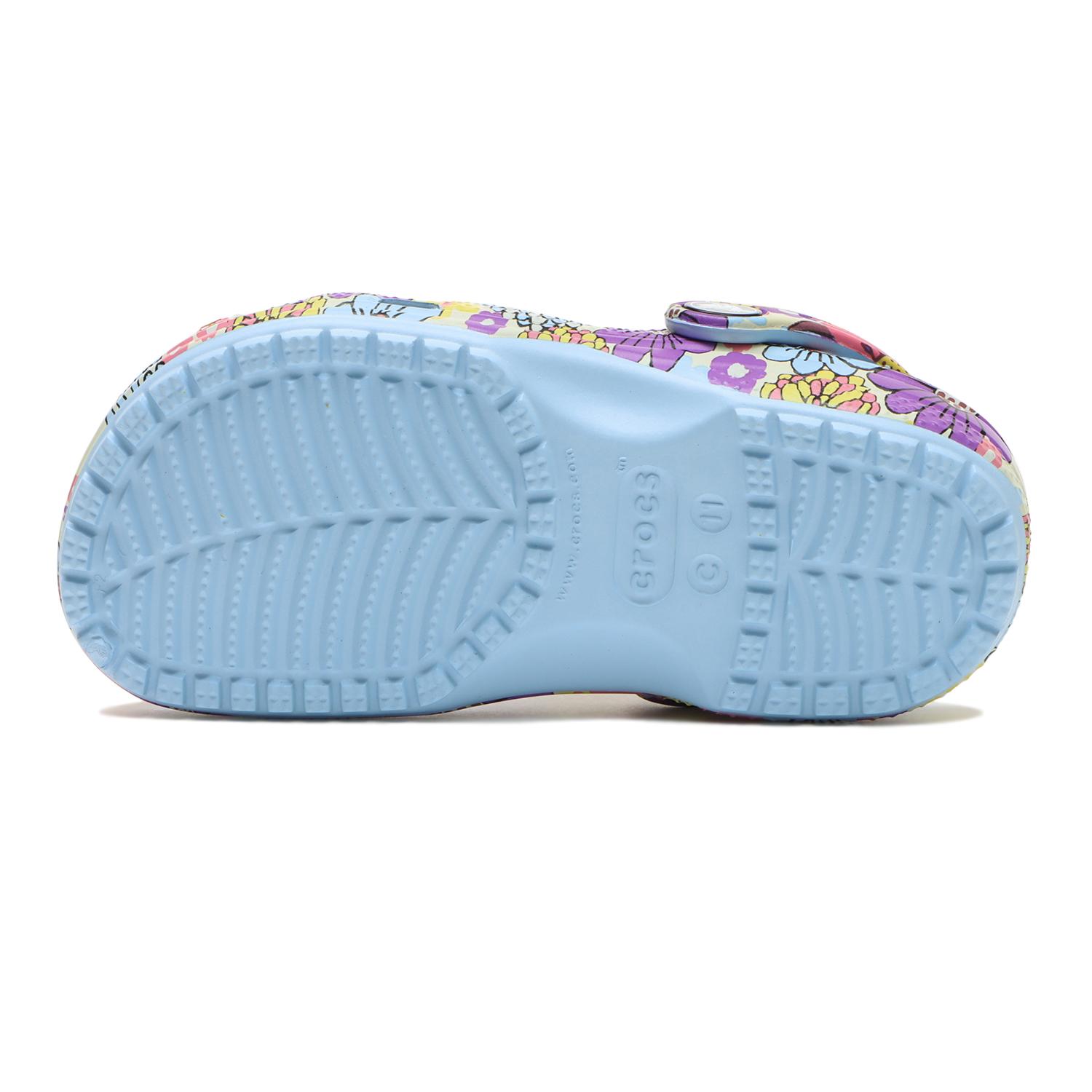 キッズ 【crocs】 クロックス 18-21 CLS RETRO FLORAL CLOG K
