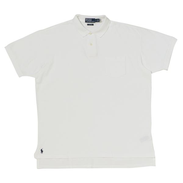 POLO RALPH LAUREN ビッグフィット ポロシャツ ホワイト M