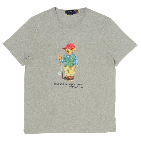 POLO RALPH LAUREN カスタム スリムフィット ポロベア Tシャツ グレー L