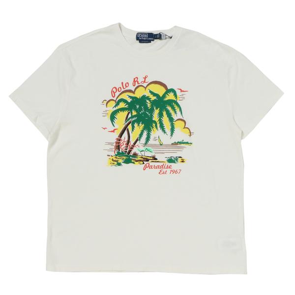 POLO RALPH LAUREN クラシックフィット シーズンデザイン Tシャツ ホワイト M