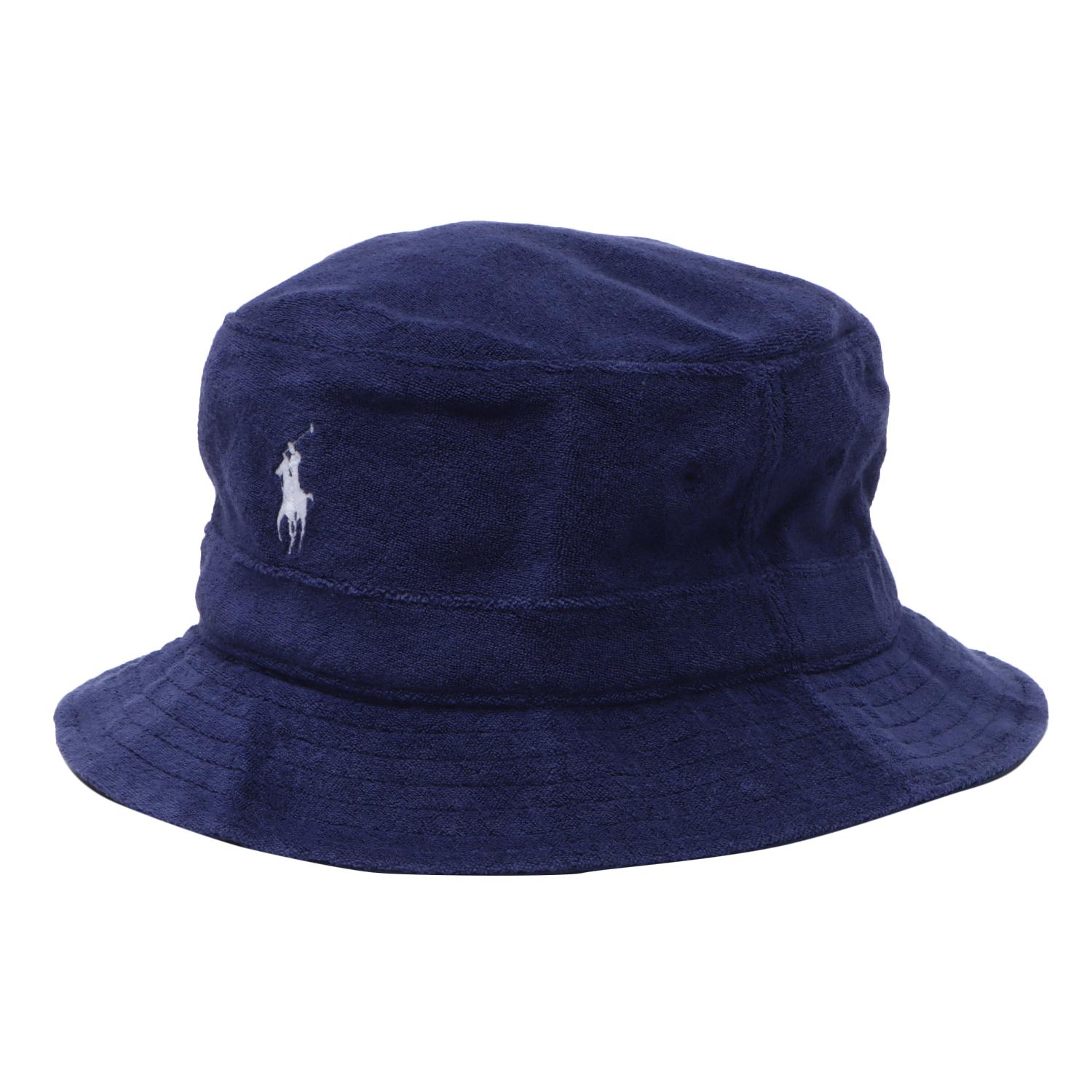  POLO RALPH LAUREN COTTON-BLEND TERRY BUCKET HAT画像1