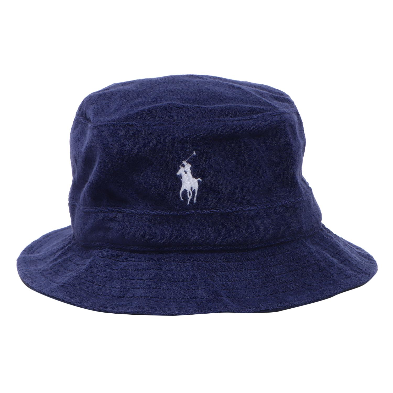  POLO RALPH LAUREN COTTON-BLEND TERRY BUCKET HAT画像3