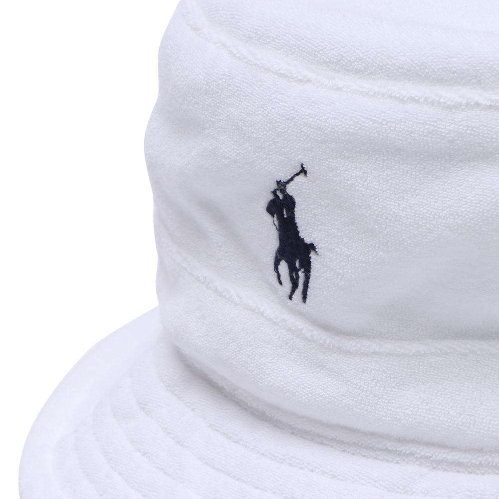 Ralph Lauren Logo Cotton Terry Bucket Hat Polo Ralph Lauren Floral Cotton Terry Bucket Hat Size main image 3