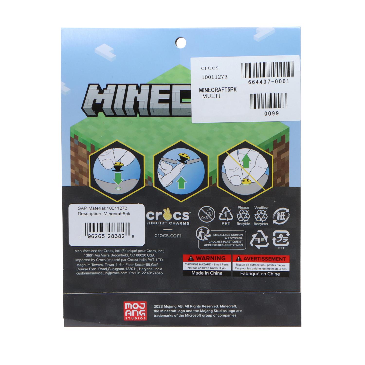 Amazon.com | Crocs Unisex-Child Classic Minecraft Clogs