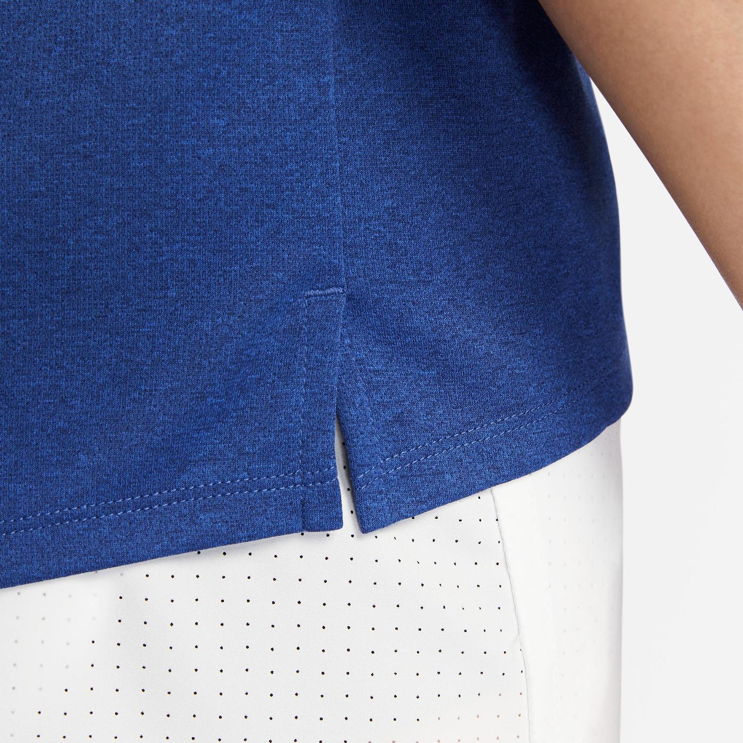 NIKE テニス メンズ タンクトップ L Dri-FIT ネイビーxブルー NIKE（ナイキ） （メンズ）タンクトップ 速乾 ネイビー ドライフィット