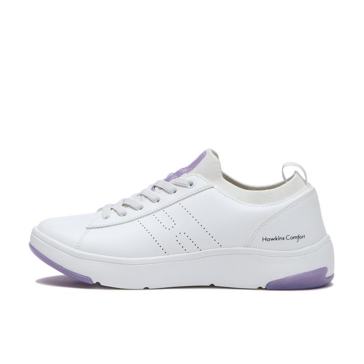 【送料無料】 レディース 【HAWKINS】 ホーキンス HC HILDA ローカットスニーカー HW30143 WHITE 7(24cm)