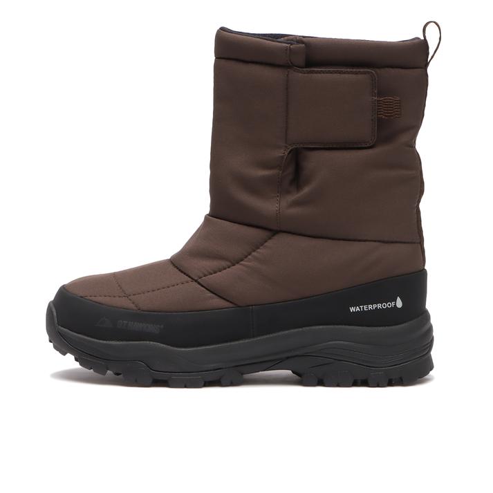 �yHAWKINS�z �z�[�L���X VELCRO BOOTIE WP �x���N���u�[�e�B�[�E�H�[�^�[�v���[�t HL85020 D.BROWN 7(25cm)