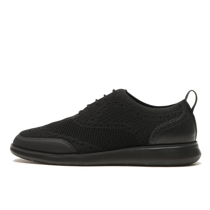 ySTEFANO ROSSIz Xet@mbV KNIT LACE UP jbg[XAbv SR07066 BLACK/BLACK 39(24.5cm)