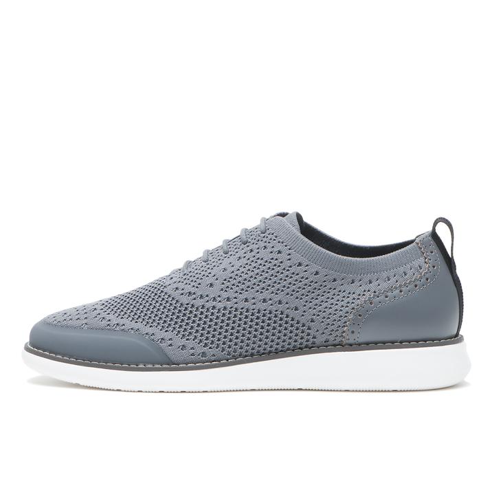 ySTEFANO ROSSIz Xet@mbV KNIT LACE UP jbg[XAbv SR07066 GRAY 43(27.5cm)