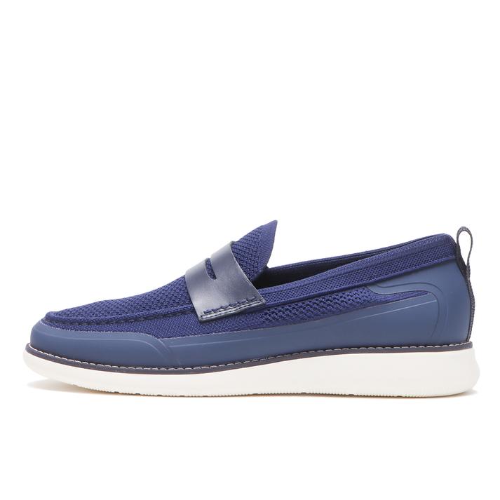 ySTEFANO ROSSIz Xet@mbV KNIT LOAFER jbg[t@[ SR07065 NAVY 41(26cm)