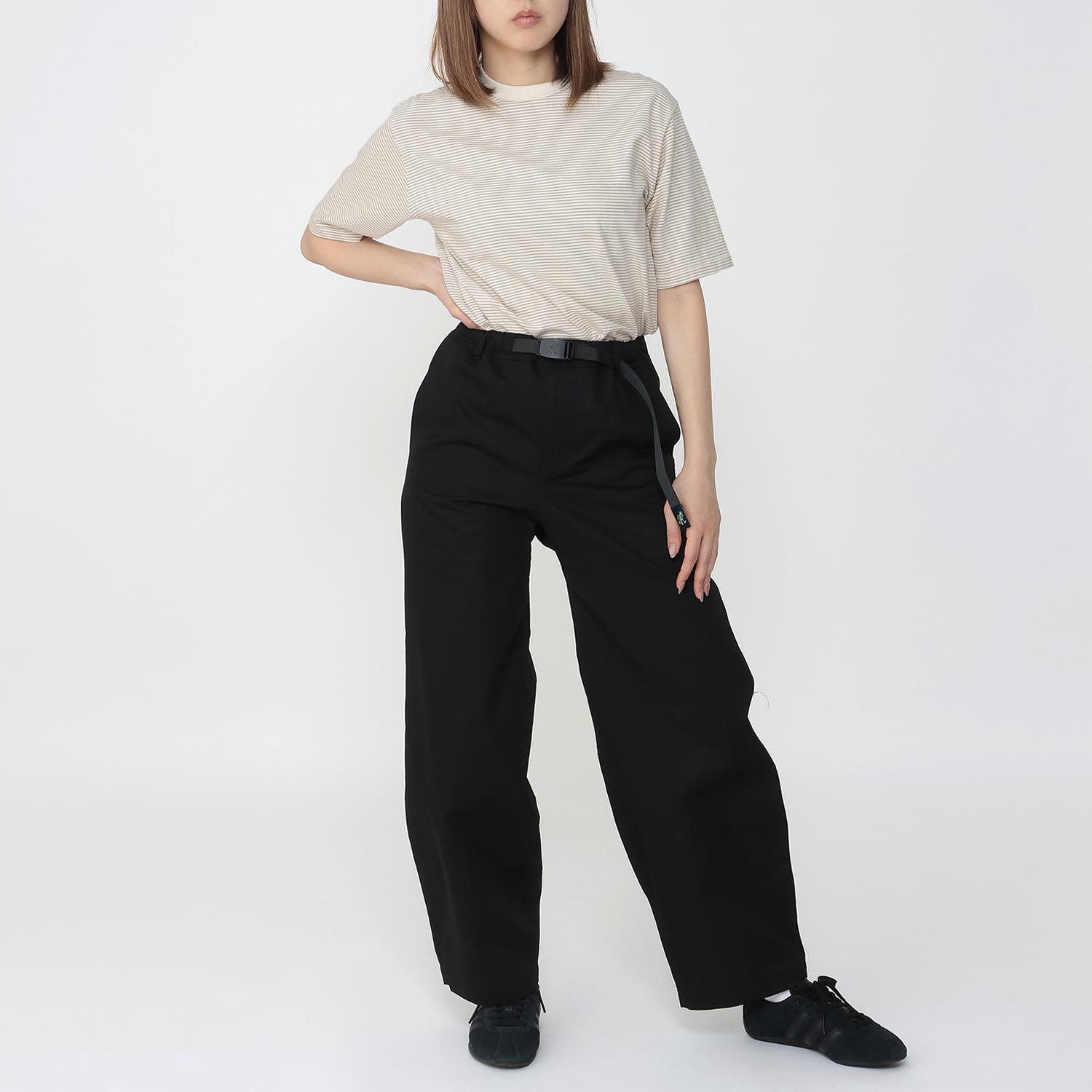 Healthknit HEALTH KNIT Narrow Border Jersey Crew Neck Tee