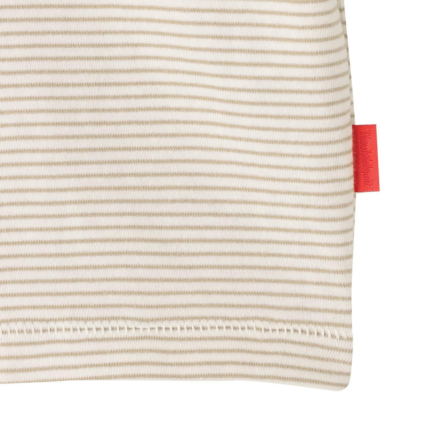 Healthknit HEALTH KNIT Narrow Border Jersey Crew Neck Tee