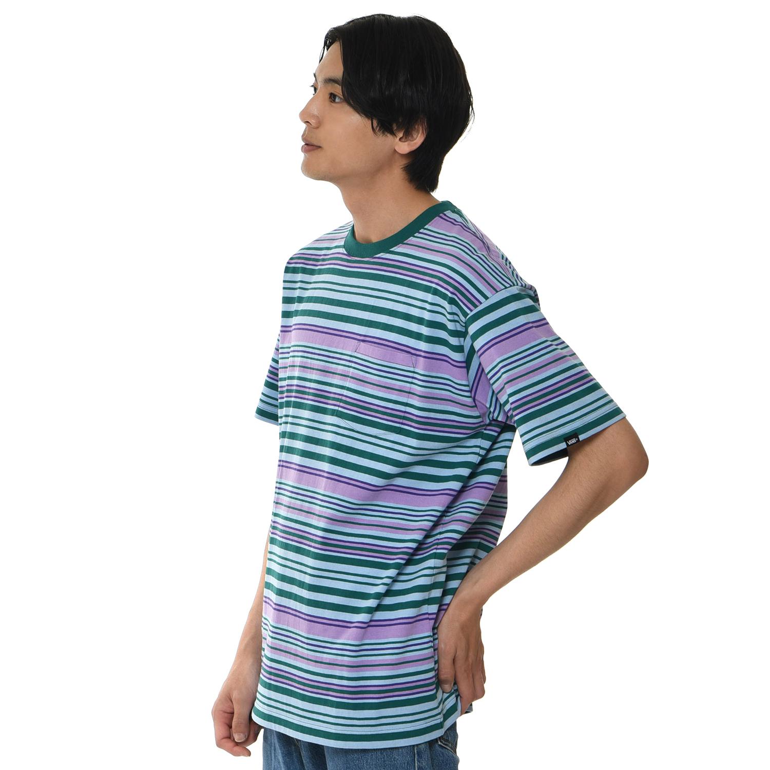 VANS】 ヴァンズ M Border Pocket TEE ショートスリーブ