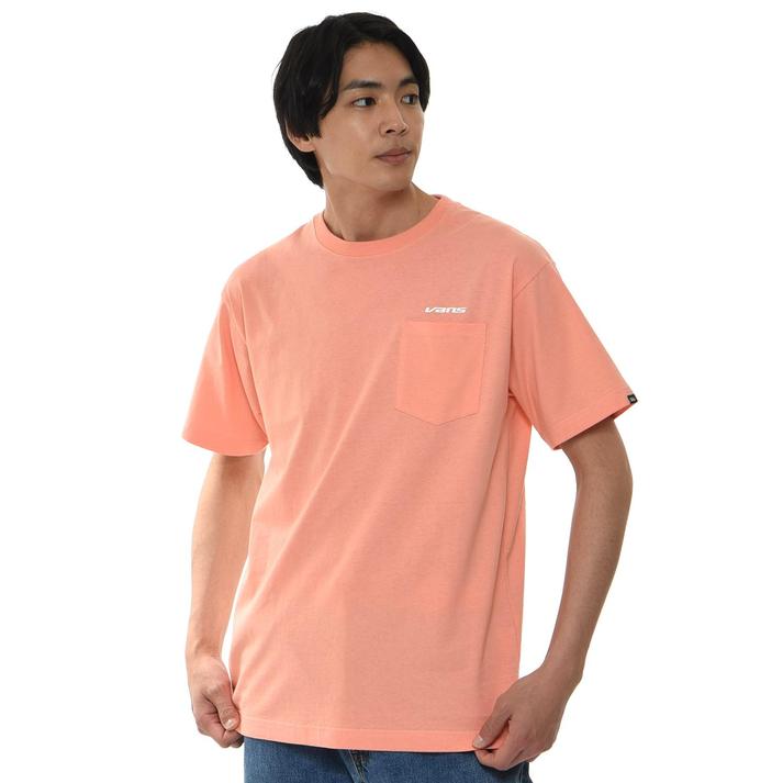 VANS �V���[�g�X���[�u CORAL PINK