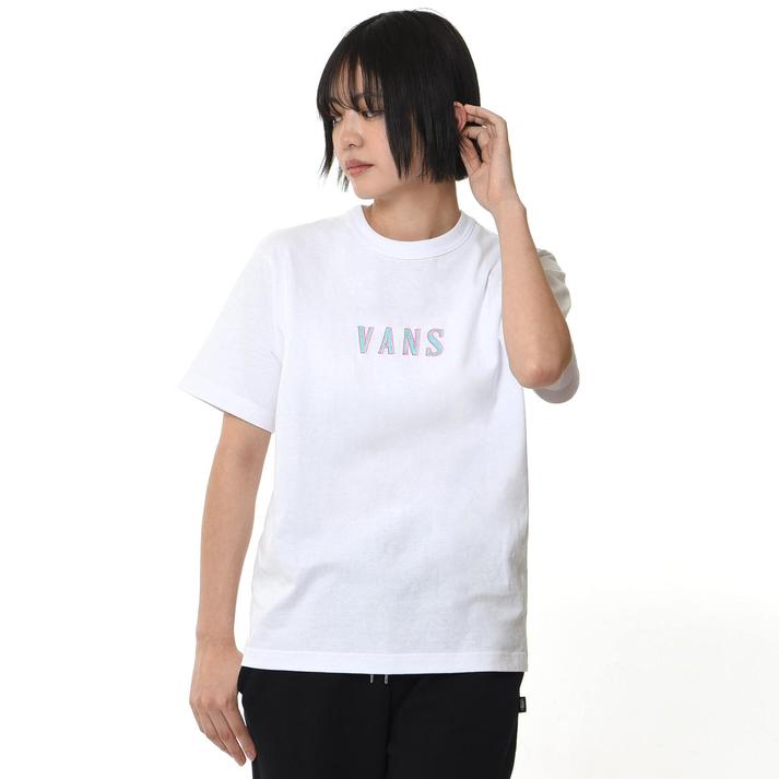 VANS �V���[�g�X���[�u WHITE