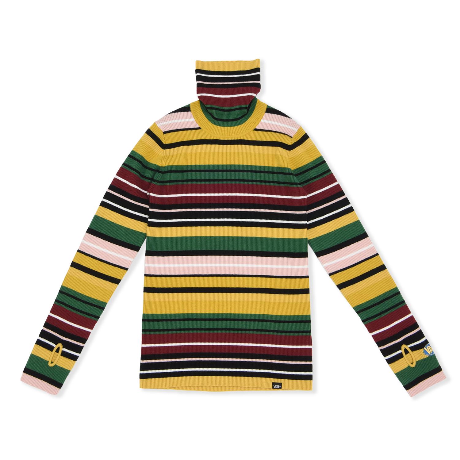 VANS】 ヴァンズ W MULTI BORDER K NIT ニット 123K3100200 ABC