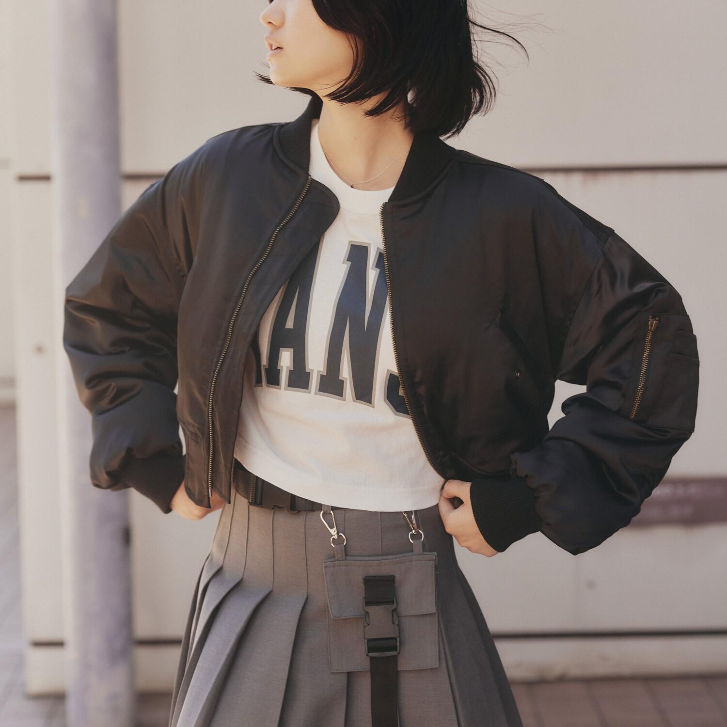 VANS】 ヴァンズ W SHORT MA-1 JKT アウター 123K3090100 ABC
