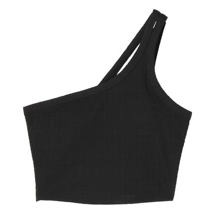 TAVINOIR シアサッカーワンショルダーブラ