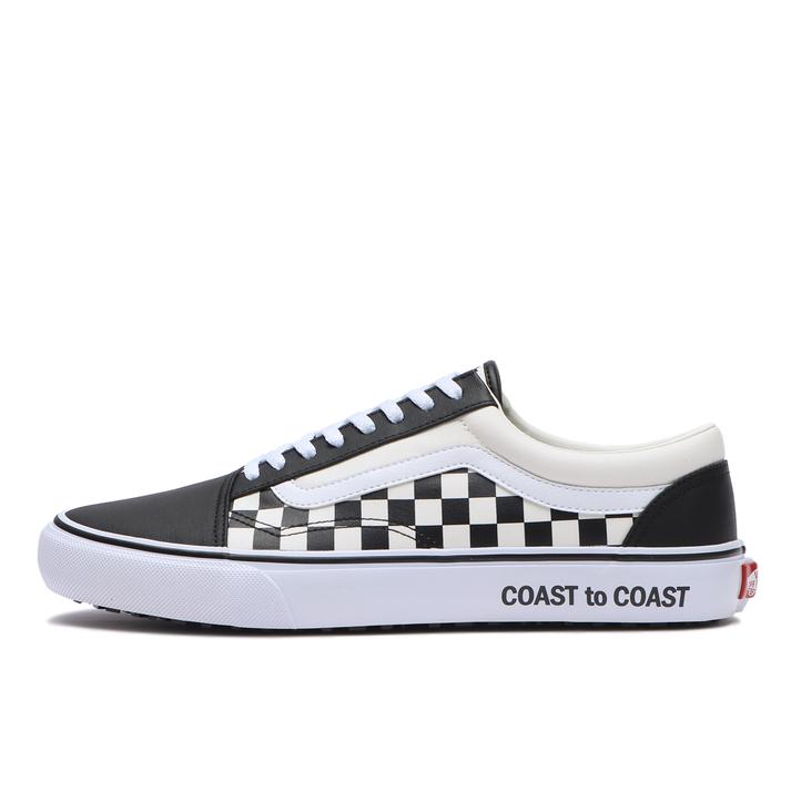 yz VANS Coast to Coast CollectionyCHKz yVANSz @Y OLD SKOOL I[hXN[ V36CF COATED/@ BLACK/WHT CHECK 5H(23.5cm)