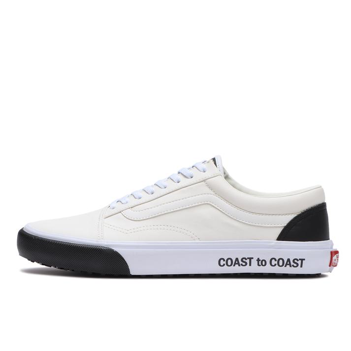 yz VANS Coast to Coast Collection yVANSz @Y OLD SKOOL I[hXN[ V36CF COATED/@ WHITE/BLACK 6(24cm)