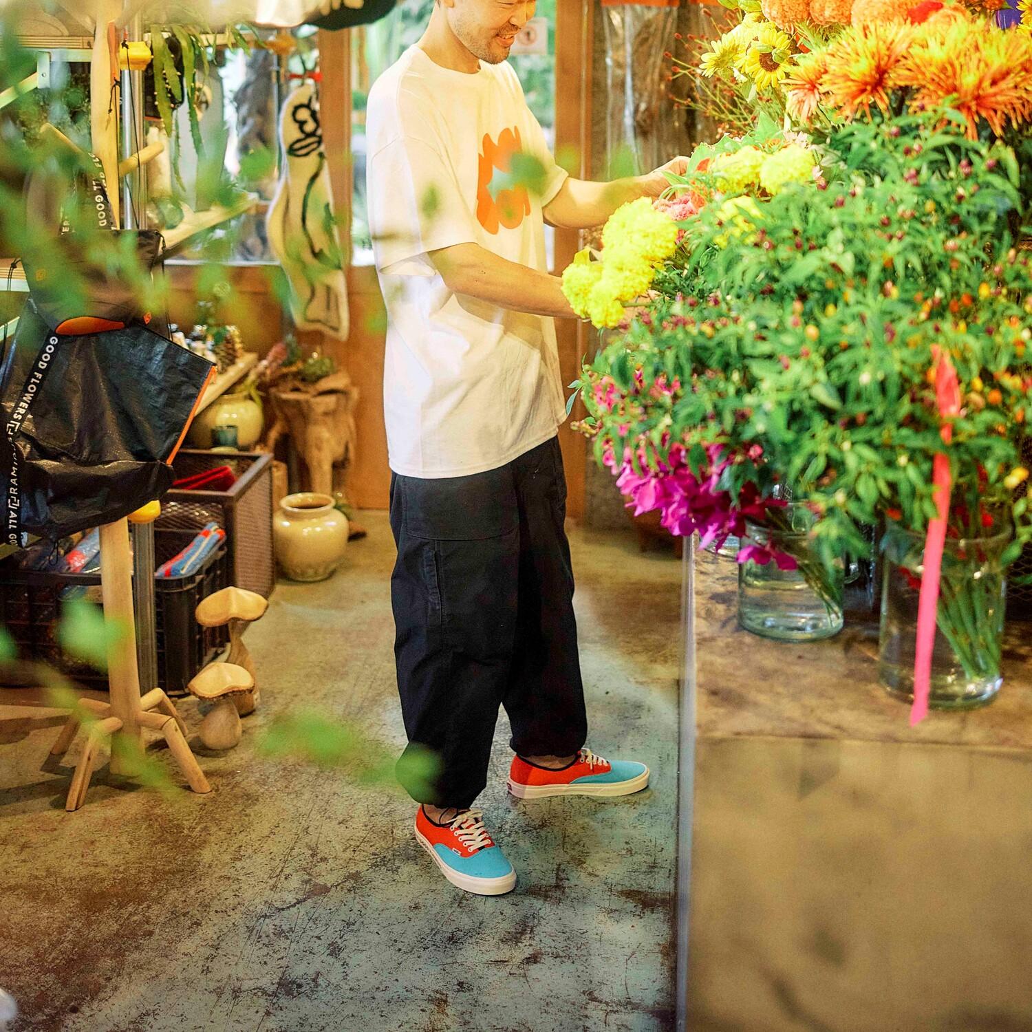 ≪VANS×ALL GOOD FLOWERS≫ 【VANS】 ヴァンズ AUTHENTIC