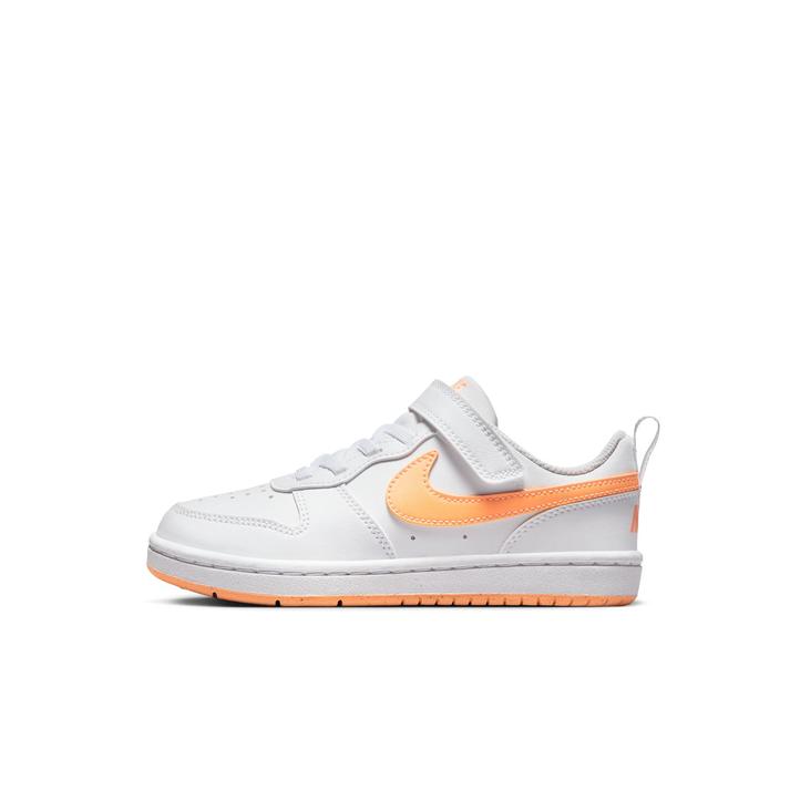 �L�b�Y �yNIKE�z �i�C�L 17-22(H)COURT BOROUGH LOW (PS) �R�[�g �{���[ LOW ���N���t�g PS KDV5457 119WHT/PCHCRM 20cm