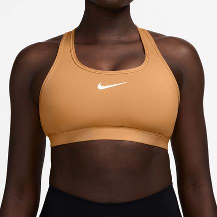 NIKE スウッシュミディアムサポートパッティドスポーツブラ