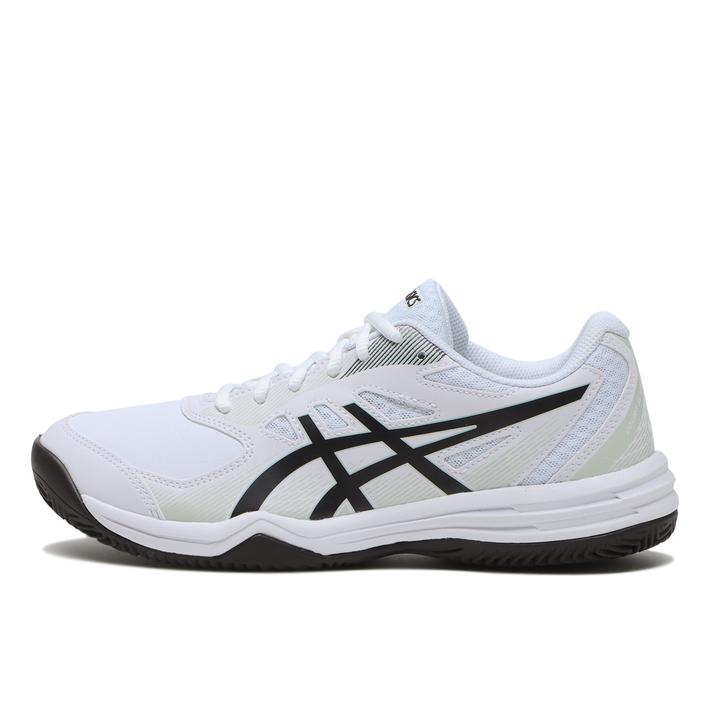 �y���������z �yASICS�z �A�V�b�N�X COURT SLIDE 3 CLAY/OC �R�[�g�X���C�h 3 CLAY/OC 1041A389.101 WHITE/DARK AU 26cm