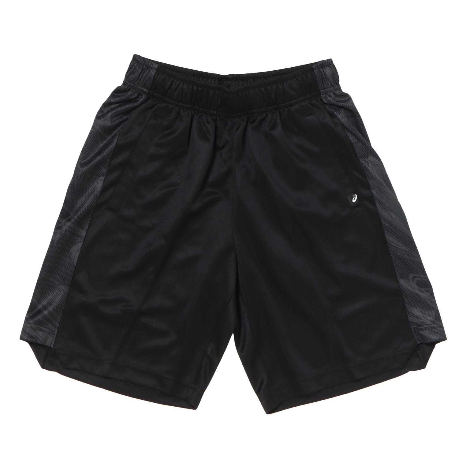 桜花学園高等学校 夏遠征着ショーツ アシックス 黒 XL ジュニア 【asicsウェア】 アシックス JR SHORTS ジュニアショーツ