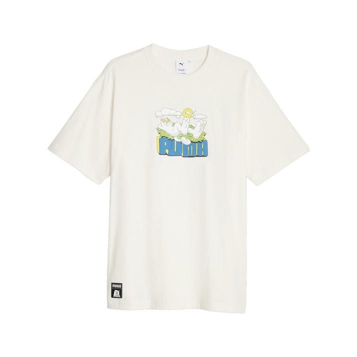 �yPUMA�z �v�[�} M RIPNDIP GRAPHIC TEE �V���[�g�X���[�u 622196 01BLK S