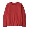  patagonia PATAGONIA W's Long-Sleeve P-6 Logo Responsibili-Tee画像3