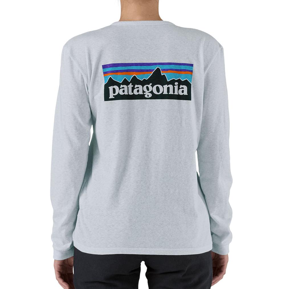  patagonia PATAGONIA W's Long-Sleeve P-6 Logo Responsibili-Tee画像1