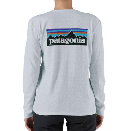 patagonia ウィメンズロングスリーブP-6ロゴレスポンシビリティー