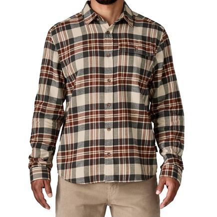 patagonia メンズロングスリーブライトウェイトフィヨルドフランネルシャツ