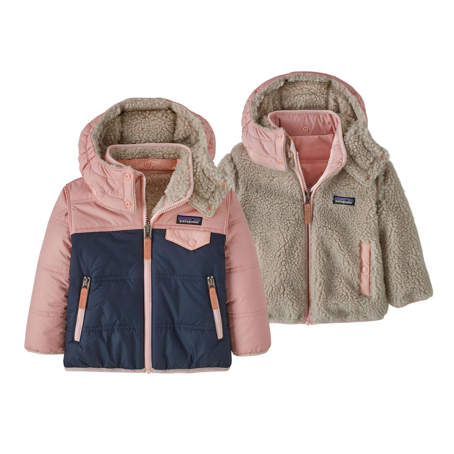 patagonia アウター クリーム色/ピンク/ネイビー リバーシブル 2T patagonia PATAGONIA Baby Reversible Tribbles Hoody｜OSHMAN'S