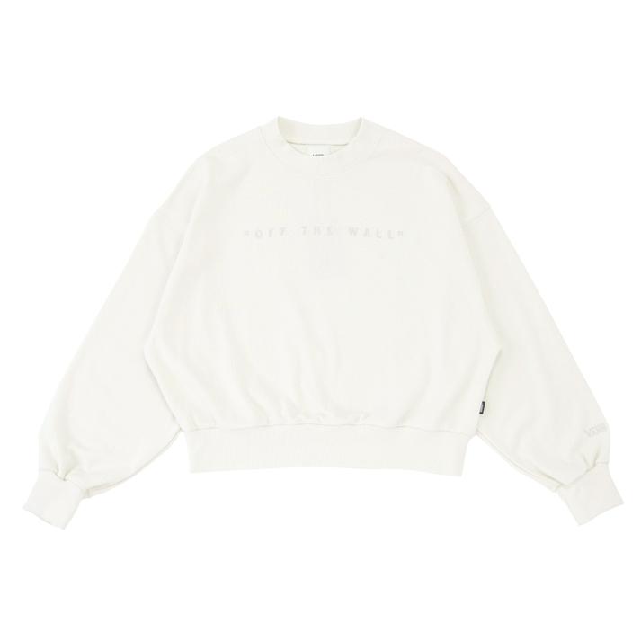 �yVANS�z ���@���Y W OTW LOGO C SWT �X�E�F�b�g�N���[ 123C3040401 ABC-MART���� WHITE S