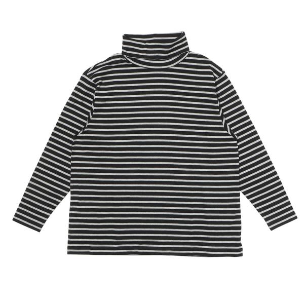 PORTER CLASSIC ビートニック ボーダー タートルネック ブラック M