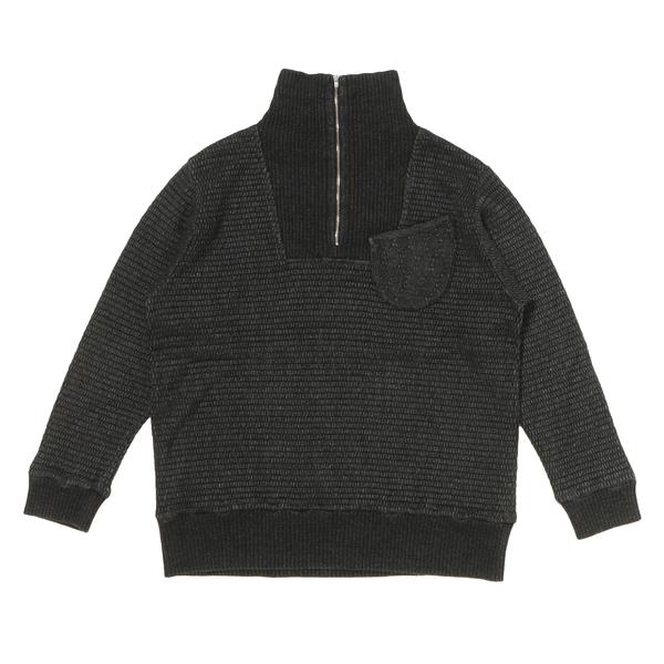 PORTER CLASSIC ビートニック ケンドウ ニット ハーフジップ ブラック M