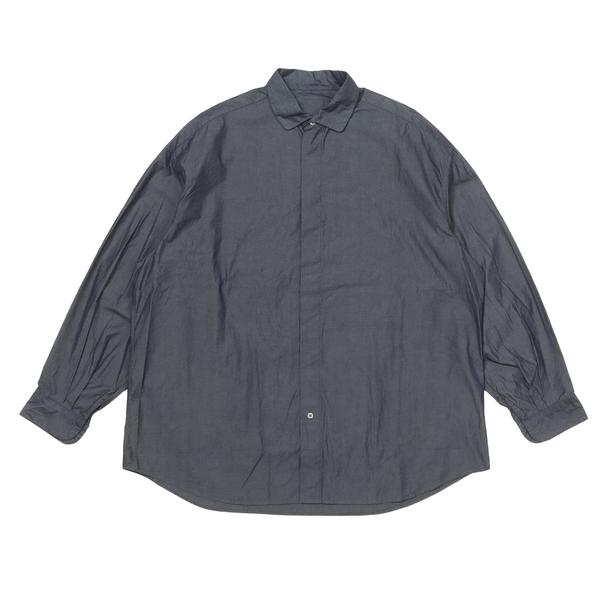 PORTER CLASSIC ニュー アーティストシャツ ブルー 2